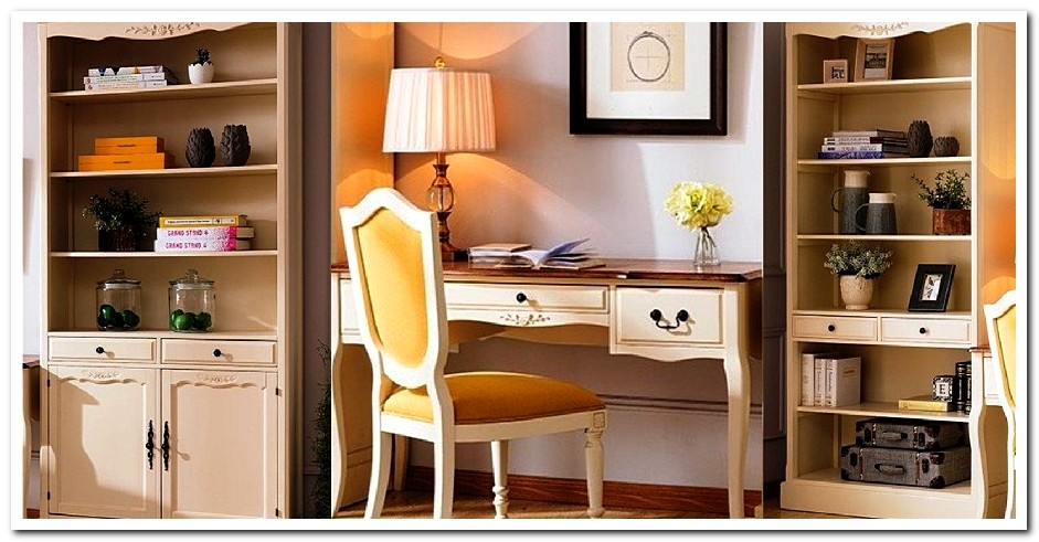 Мебель для домашнего кабинета из массива в стиле прованс Florence