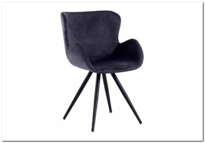 Кресло BOEING ( mod. 9120) серый (HLR 21)/черный