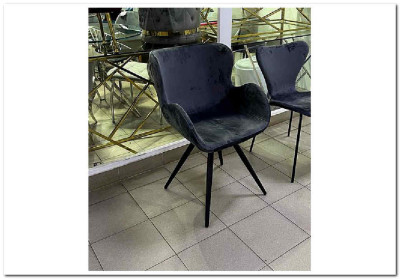 Кресло BOEING ( mod. 9120) серый (HLR 21)/черный