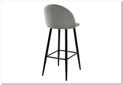 Барный стул MALIBU пудровый мятный велюр G108-28