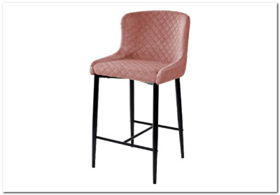 Барный стул ARTEMIS BLUVEL-52 PINK (H=65cm)