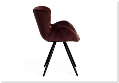 Кресло BOEING ( mod. 9120) коричневый (HLR19)/черный