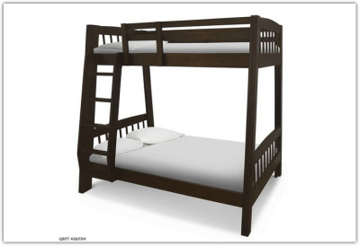 Двухъярусная кровать Эльбрус с нижним спальным местом 120 из сосны