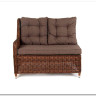 Бергамо модульный диван из ротанга