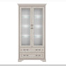 Шкаф-витрина Stylius (Стилиус) B169-REG2W2S BRW