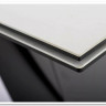 Стол обеденный Signal WESTIN Ceramic 160 раскладной (Diamond Cream кремовый/черный мат)