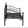 Купить Кровать Federica (mod. AT-881) 90*200 см (Day bed), красный дуб/черный с доставкой по России по цене производителя можно в магазине Другая мебель в Алексеевке