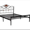 Купить Кровать Federica (mod. AT-881) 160*200 (Queen bed), красный дуб/черный с доставкой по России по цене производителя можно в магазине Другая мебель в Алексеевке