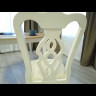 Стул Афродита/ Aphrodite Ivory white, ткань кремовая с рисунком (А04)