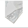 Стол CREMONA 140 HIGH GLOSS STATUARIO Белый мрамор глянцевый керамика/ белый каркас