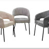 Стул SNUG 3018-08 горчичный, шенилл / черный каркас, DISAUR