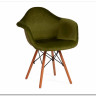 Кресло Secret De Maison CINDY SOFT (EAMES) (mod. 101) зеленый (HLR 54)/натуральный 