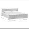 Купить Кровать Koen LOZ180x200 ясень снежный BRW с доставкой по России по цене производителя можно в магазине Другая мебель в Алексеевке