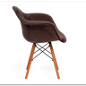 Кресло Secret De Maison CINDY SOFT (EAMES) (mod. 101) серый (HLR 24)/натуральный