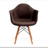 Кресло Secret De Maison CINDY SOFT (EAMES) (mod. 101) серый (HLR 24)/натуральный