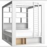 Купить Кровать со шкафом библиотечным и балдахином с основанием 160x200 4You by VOX с доставкой по России по цене производителя можно в магазине Другая мебель в Алексеевке