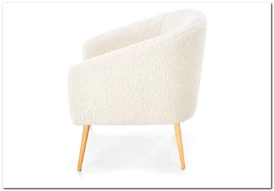 Кресло Halmar GRIFON 2 (кремовый/натуральный)