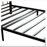 Купить Кровать AT-126 дерево гевея/металл 90*200 (Single bed), красный дуб/черный с доставкой по России по цене производителя можно в магазине Другая мебель в Алексеевке