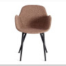 Стул VALENTINO (mod. PC45-2) Brown (коричневый)/чёрный
