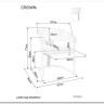 Стул кухонный Signal Crown Velvet Bluvel 28 (бежевый/золотой)