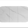 Стол обеденный Signal GASTON Ceramic 140 (белый/черный)