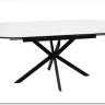 Стол обеденный Signal GASTON Ceramic 140 (белый/черный)