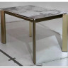Стол CORNER 120 GLOSS LUXURY PANDORA SOLID CERAMIC / шампань, ®DISAUR