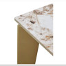 Стол CORNER 120 GLOSS LUXURY PANDORA SOLID CERAMIC / шампань, ®DISAUR