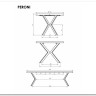 Стол обеденный Halmar PERONI 100 раскладной (дуб золотой/черный)