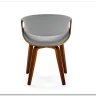 Стул кухонный Halmar K544 (серый/орех)