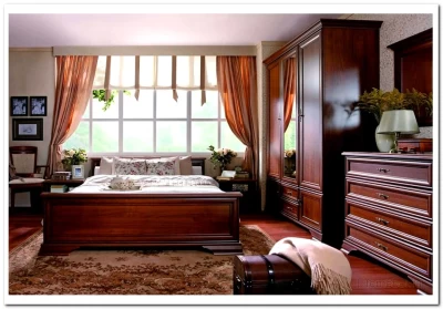 Мебель для спальни Кентаки каштан БРВ 