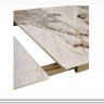 Стол CORNER 120 GLOSS LUXURY PANDORA SOLID CERAMIC / TAUPE, DISAUR