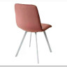 Стул DAIQUIRI BLUVEL-52 PINK / белый каркас, велюр