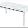 Стол CORNER 120 GLOSS GOLDEN JADE SOLID CERAMIC / WHITE, DISAUR