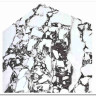 Стол VICENZA 180 раскладной GLOSS BULGARI WHITE, керамика / Черный, DISAUR