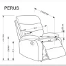 Кресло Halmar PERUS (бежевый)