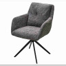 Стул MEADOW 360 град. поворот. Темно-серый XD841-16, букле / черный каркас, DISAUR
