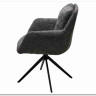 Стул MEADOW 360 град. поворот. Темно-серый XD841-16, букле / черный каркас, DISAUR