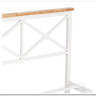 Купить Кровать Iris (mod.9311) дерево гевея/металл, 160*200 см (Queen bed), Белый (White) с доставкой по России по цене производителя можно в магазине Другая мебель в Алексеевке