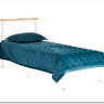 Купить Кровать Iris (mod.9311) дерево гевея/металл, 90*200 см (Single bed), Белый (White) с доставкой по России по цене производителя можно в магазине Другая мебель в Алексеевке