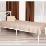 Купить Кровать Iris (mod.9311) дерево гевея/металл, 90*200 см (Single bed), Белый (White) с доставкой по России по цене производителя можно в магазине Другая мебель в Алексеевке