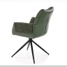 Стул кухонный Halmar K579 поворотный (зеленый/черный)