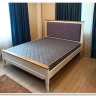 Купить Кровать двуспальная Римини с мягким изголовьем с доставкой по России по цене производителя можно в магазине Другая мебель в Алексеевке