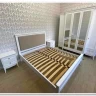 Купить Кровать двуспальная Римини с мягким изголовьем с доставкой по России по цене производителя можно в магазине Другая мебель в Алексеевке