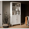 Стеллаж Ева (Хельга) REG/125 белый BRW