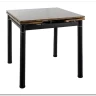 Стол обеденный Signal GD082 80 раскладной (орех винтажный/черный мат)