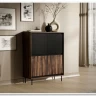 Комод Halmar SWING KM-2 (орех/черный)