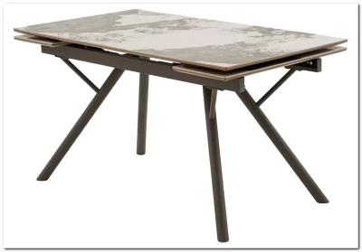 Стол ЛИБЕРТИ 180 цвет ПАНДОРА (Pandora), керамика / Латте каркас