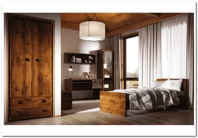 Шкаф угловой JSZFN 2D ИНДИАНА BRW